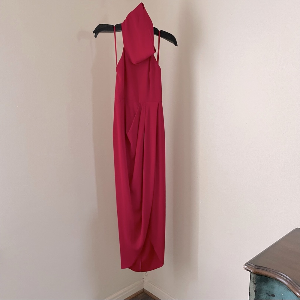 Shona Joy backless red dress!